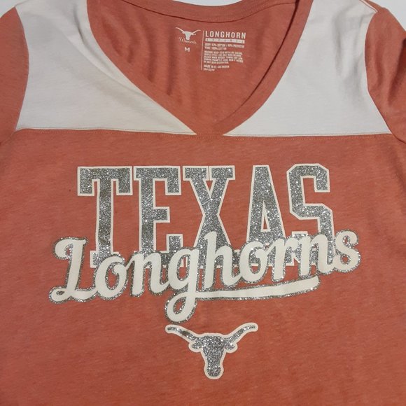 Longhorn Apparel Women's Texas Longhorns V Neck Shirt in Size M - Picture 2 of 5